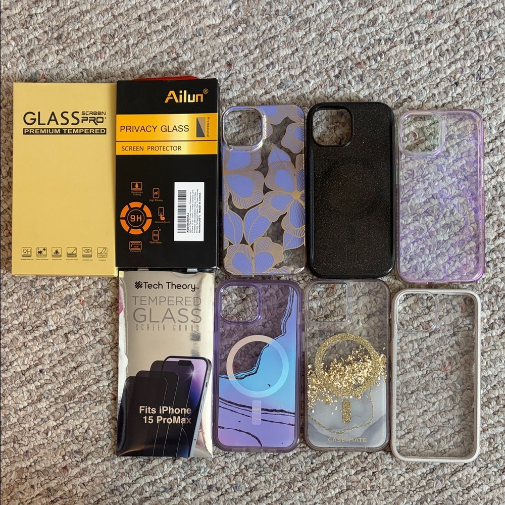 iPhone 15 Acessories and Case Bundle